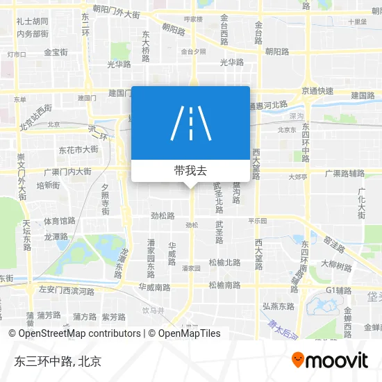 东三环中路地图
