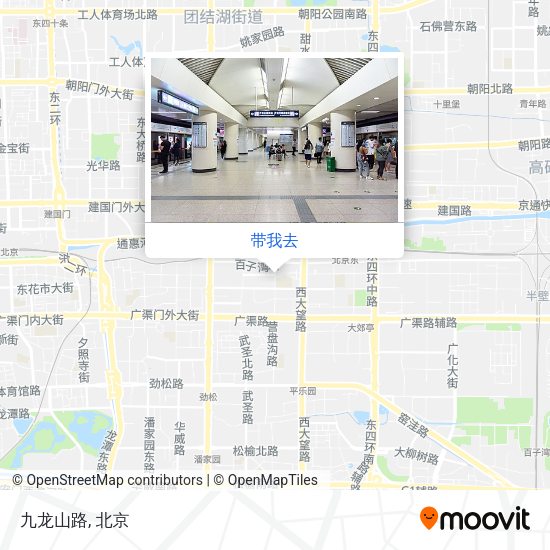 九龙山路地图