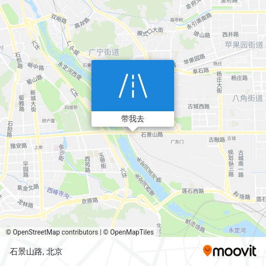 石景山路地图