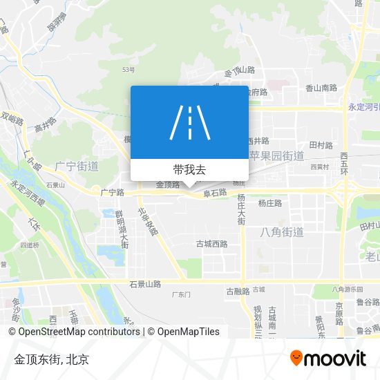金顶东街地图