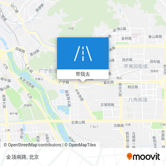 金顶南路地图