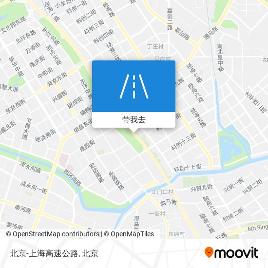 北京-上海高速公路地图