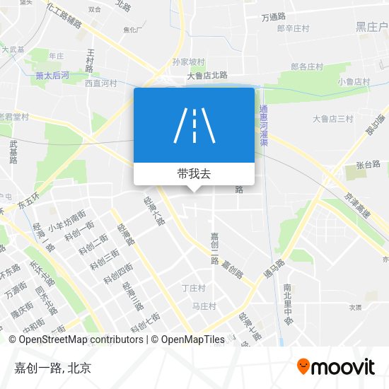 嘉创一路地图