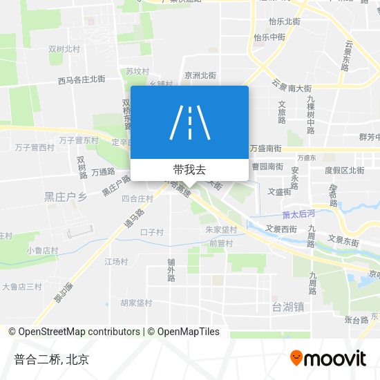 普合二桥地图