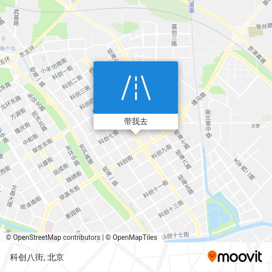 科创八街地图