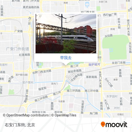 右安门东街地图