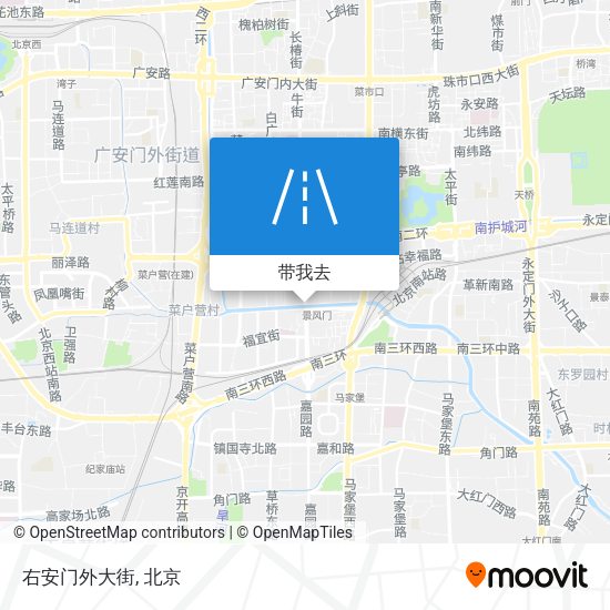右安门外大街地图