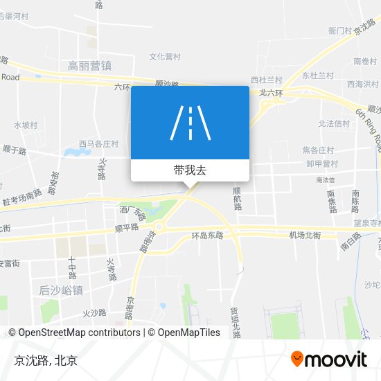 京沈路地图