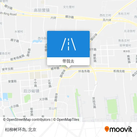 枯柳树环岛地图
