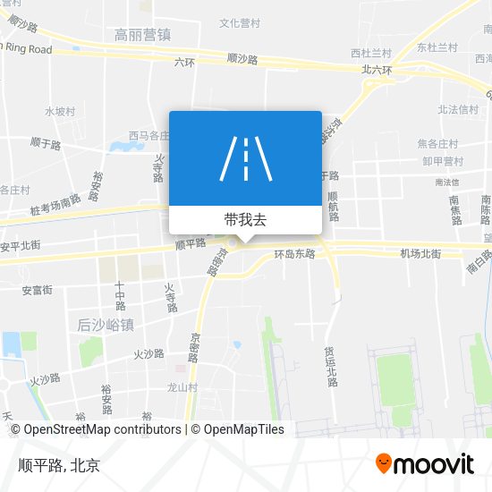 顺平路地图