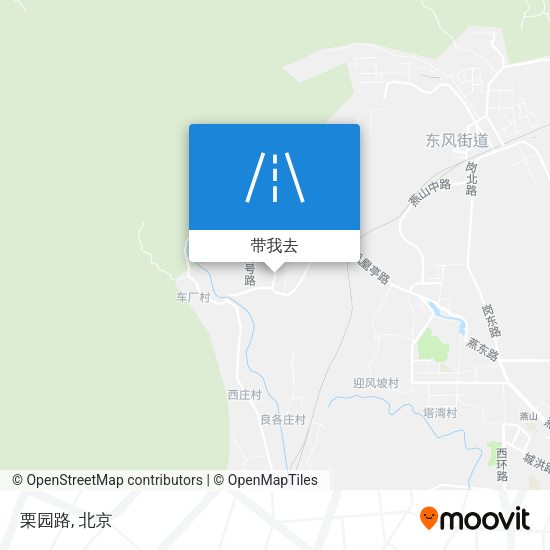 栗园路地图