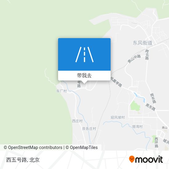西五号路地图