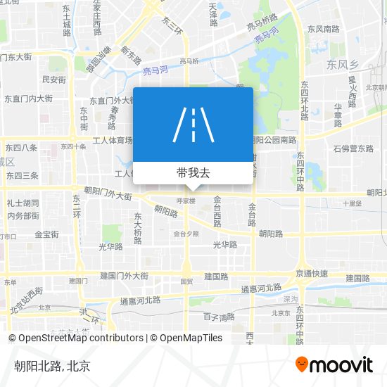 朝阳北路地图