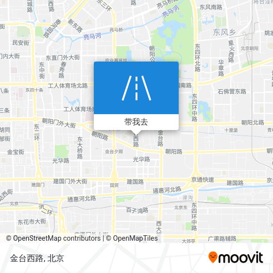 金台西路地图