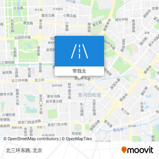 北三环东路地图