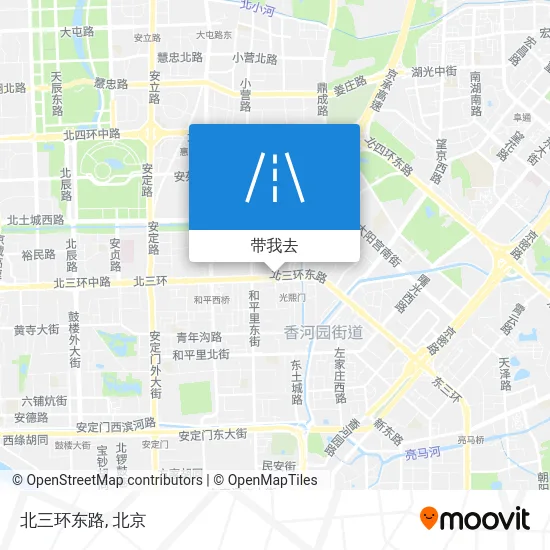 北三环东路地图