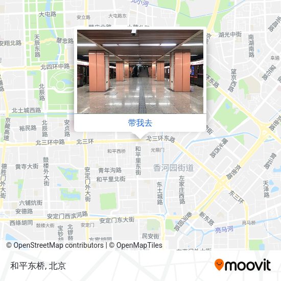 和平东桥地图