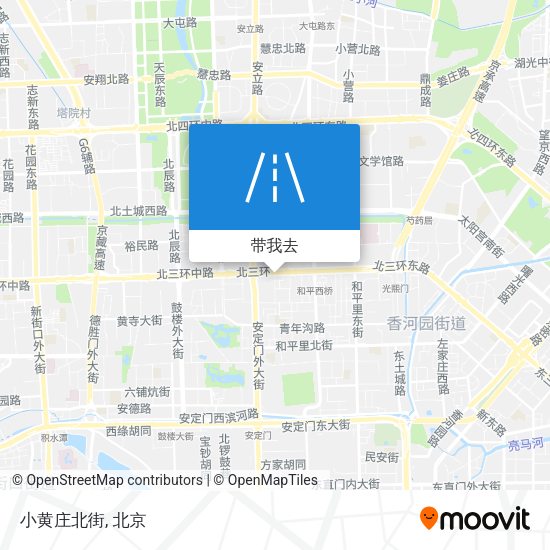 小黄庄北街地图