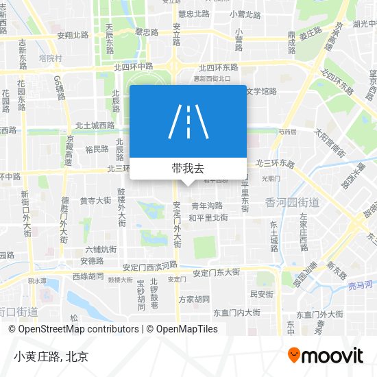 小黄庄路地图