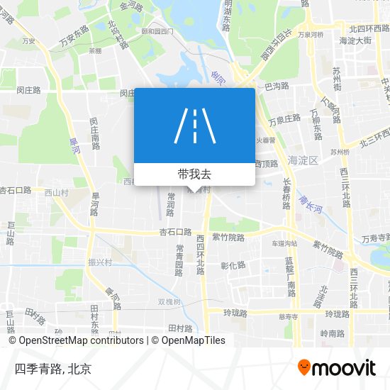 四季青路地图