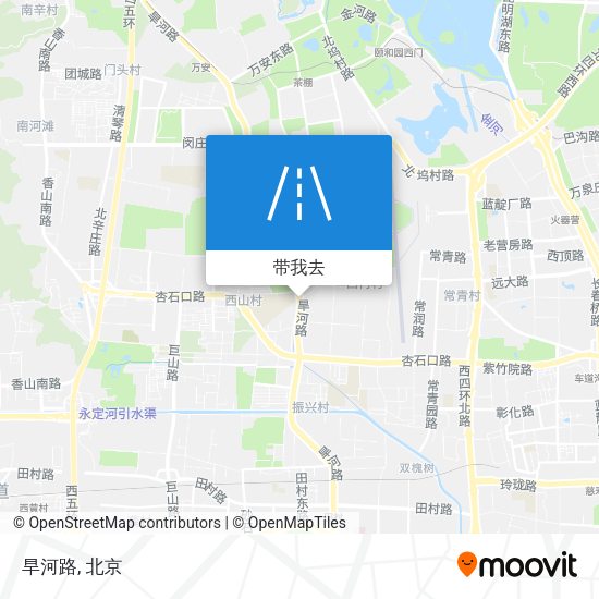 旱河路地图