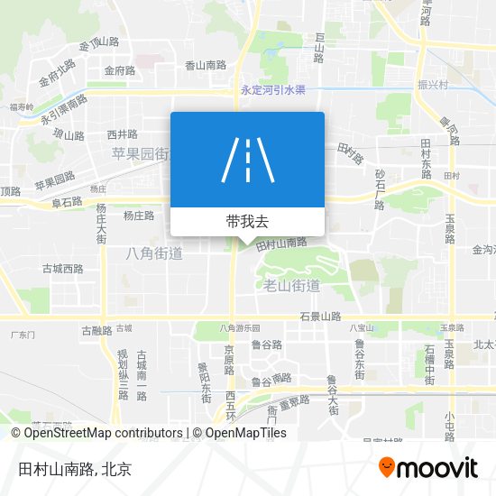 田村山南路地图