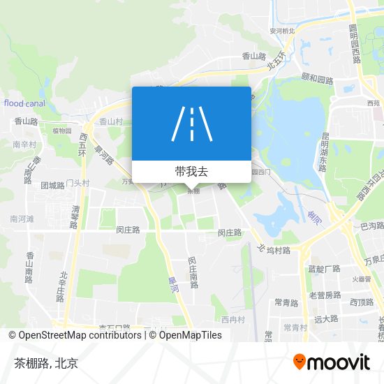 茶棚路地图