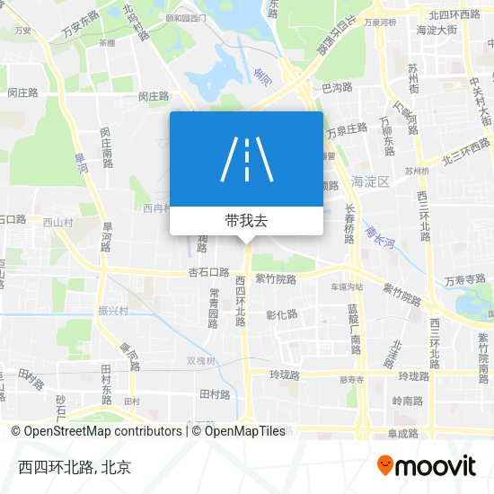 西四环北路地图
