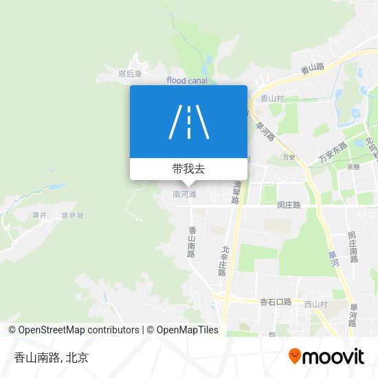香山南路地图