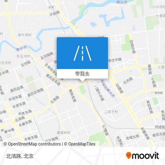北清路地图