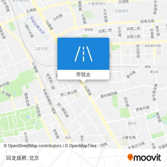 回龙观桥地图