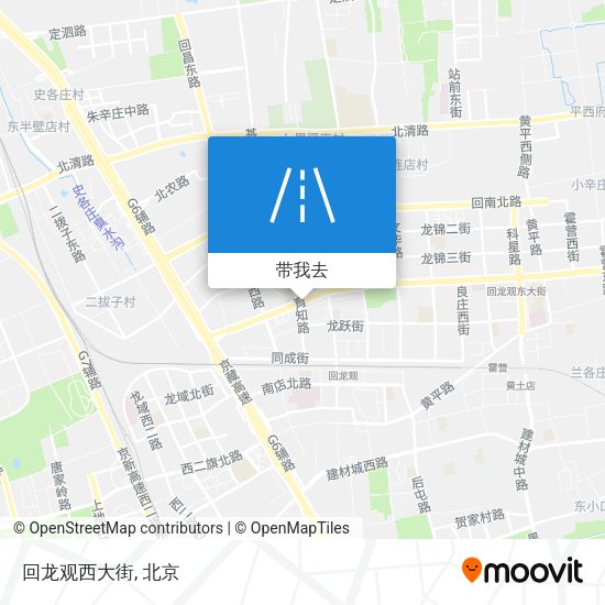 回龙观西大街地图