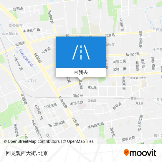 回龙观西大街地图
