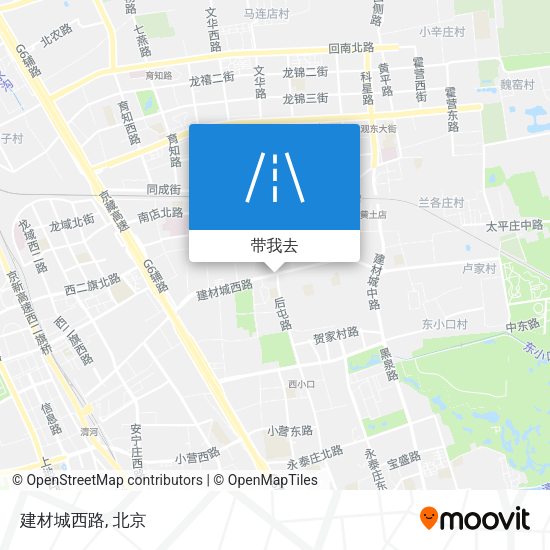 建材城西路地图