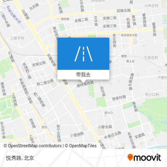悦秀路地图