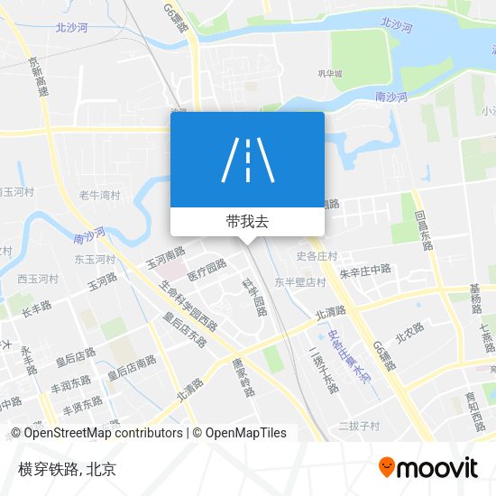 横穿铁路地图