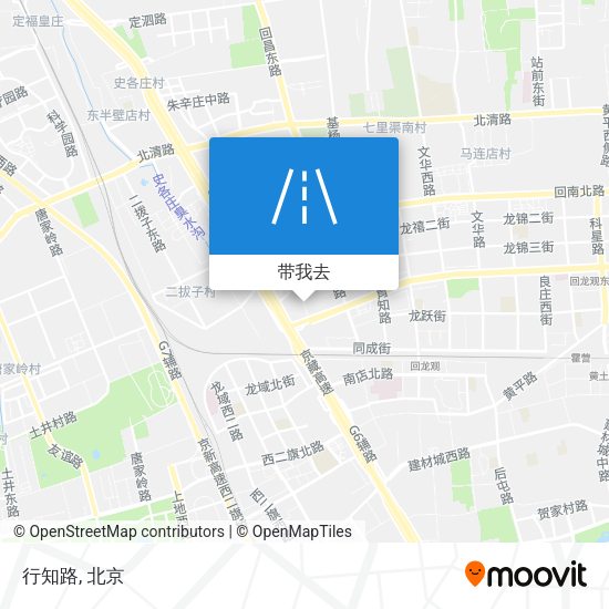 行知路地图