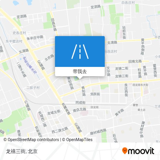 龙禧三街地图