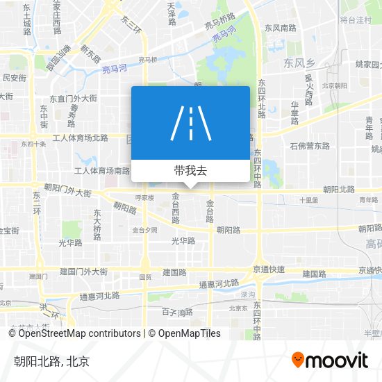 朝阳北路地图