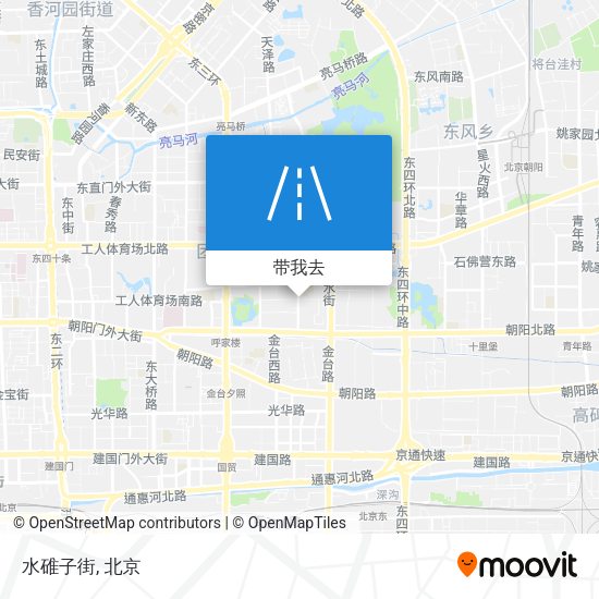 水碓子街地图