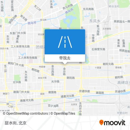 甜水街地图