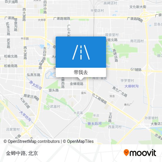 金蝉中路地图