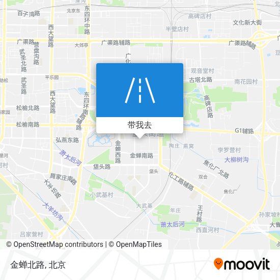 金蝉北路地图