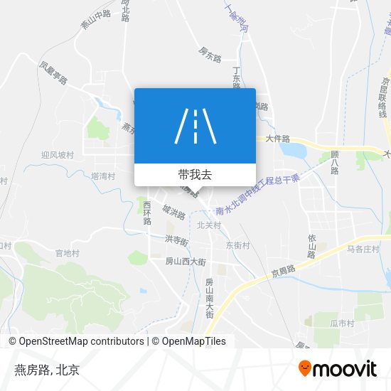 燕房路地图