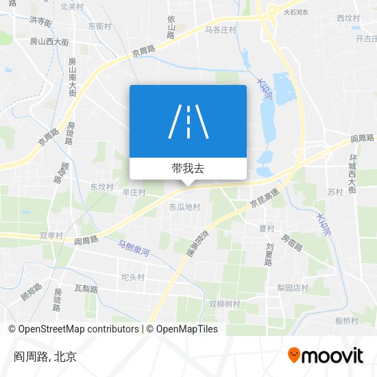 阎周路地图