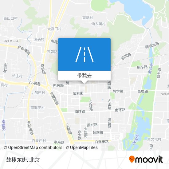 鼓楼东街地图