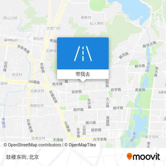 鼓楼东街地图