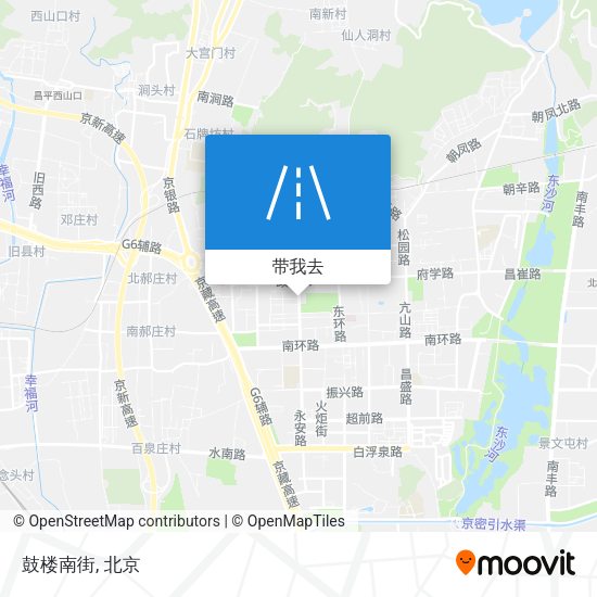 鼓楼南街地图