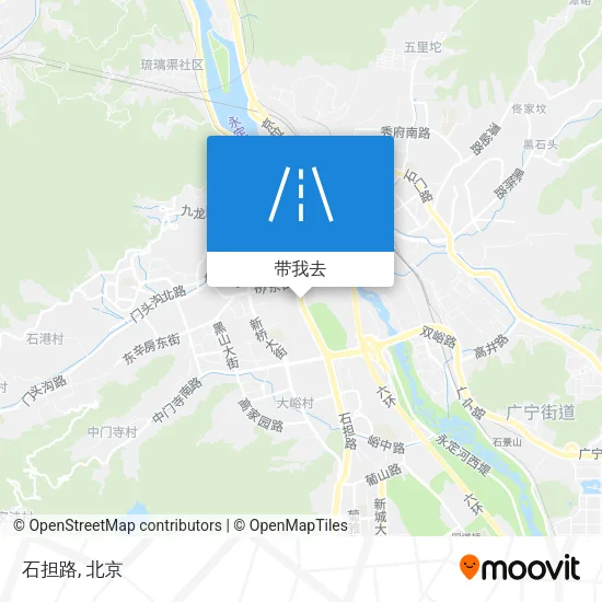 石担路地图