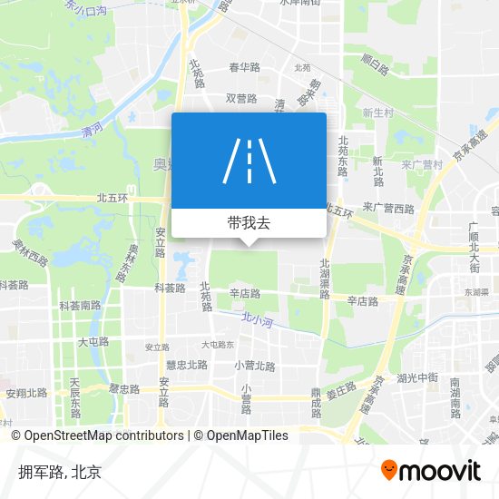 拥军路地图